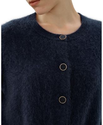 Ultra-Soft Brushed Cashmere Cardigan