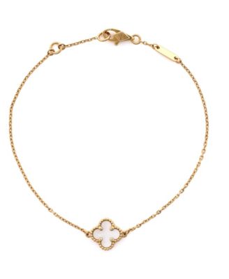  Sweet Alhambra Bracelet 18K Gold and Mother of Pearl