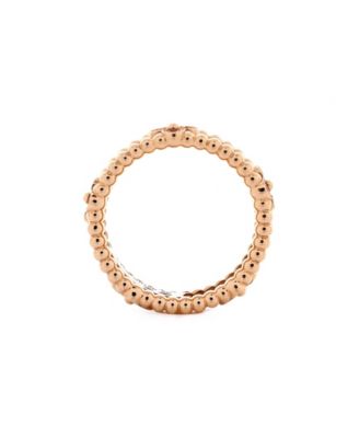  Small Perlee Sweet Clovers Ring 18K Rose Gold and Diamonds