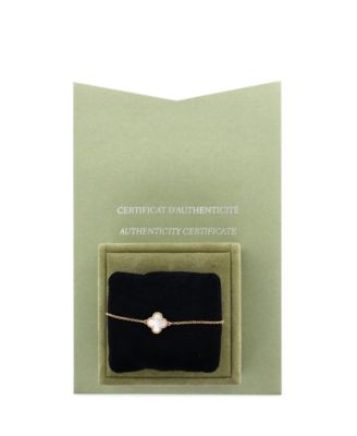  Sweet Alhambra Bracelet 18K Gold and Mother of Pearl