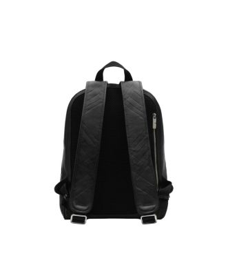  Embossed Check Backpack