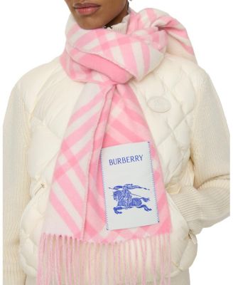 Check Cashmere Scarf