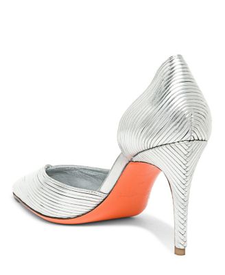  Women's Leather High-Heel Pump