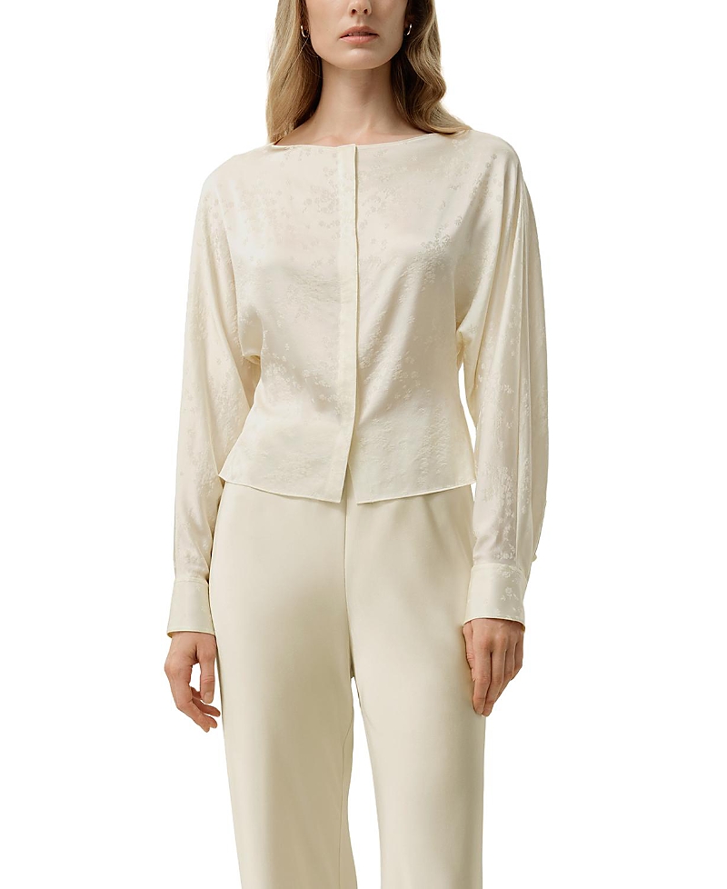 Lilysilk Ying Jacquard Silk Blouse