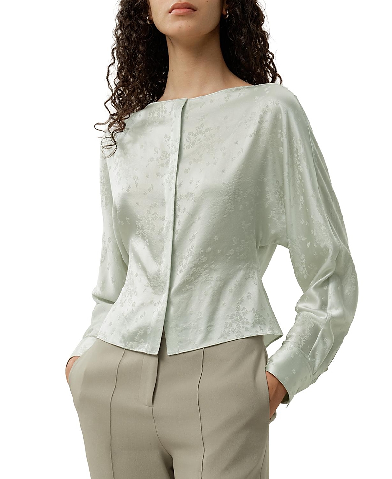Lilysilk Ying Jacquard Silk Blouse · XL