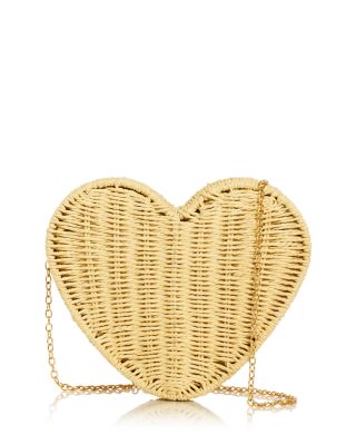Wicker Heart Crossbody