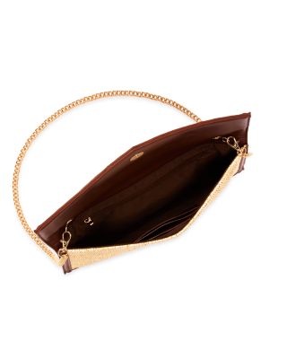 Raffia Envelope Bag