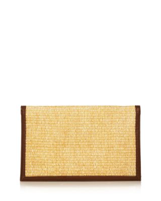 Raffia Envelope Bag