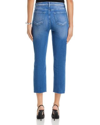 Sada Mid Rise Crop Jeans in Castro