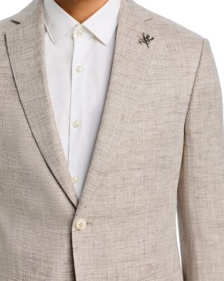 M&eacute;lange Linen Suit Jacket