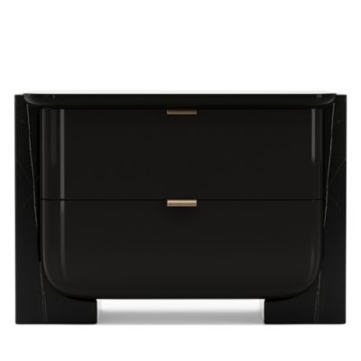 Overlap Large Nightstand, Dark