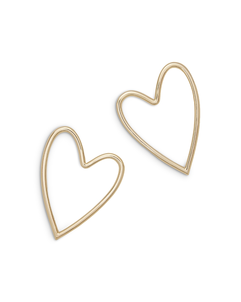Ramy Brook Lover Large Heart Stud Earrings