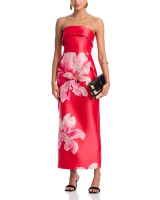 Ciara Printed Faille Dress