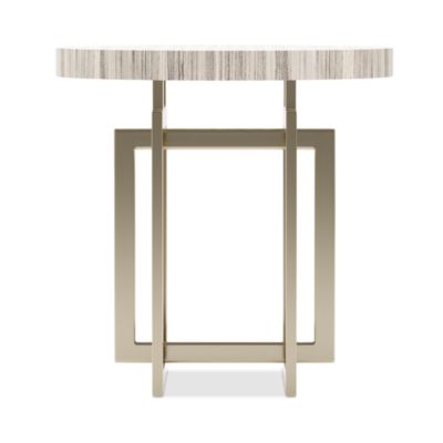 Wish You Were Here Round Side Table, Light