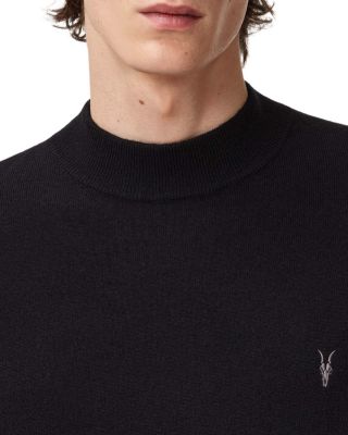 Kilburn Wool & Nylon Regular Fit Mock Neck Sweater
