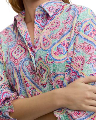 Olivia Paisly Print Top