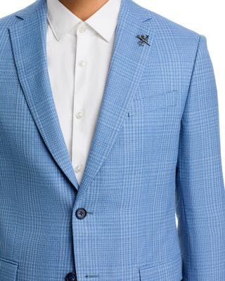 Slim Fit Tonal Plaid Sport Coat