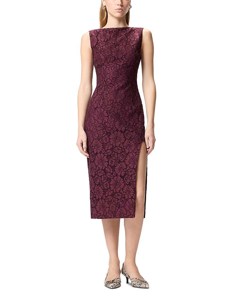 Pinko Drupa Embroidered Lace Dress