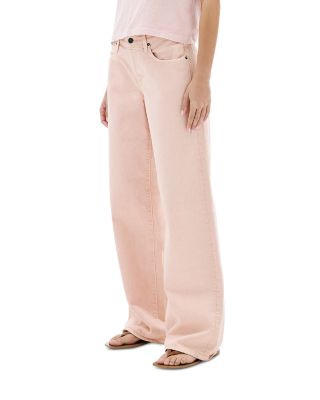 Mica Low Rise Relaxed Wide Leg Jeans in Desert Rose