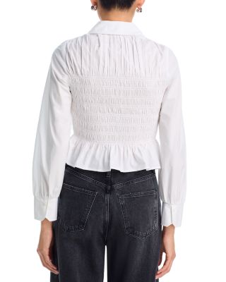 Bradshaw Smocked Peplum Blouse