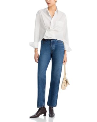 Long Sleeve Cropped Shirt