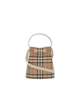  Mini Check Bucket Bag