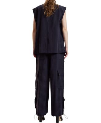  Pinstripe Cargo Pants