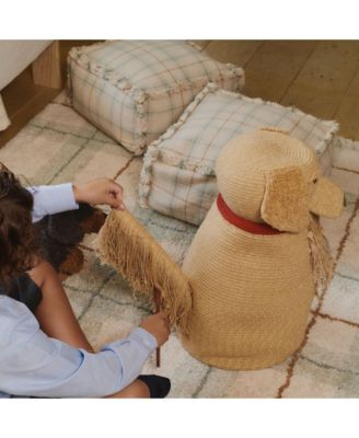 Tartan Handloom Pouf