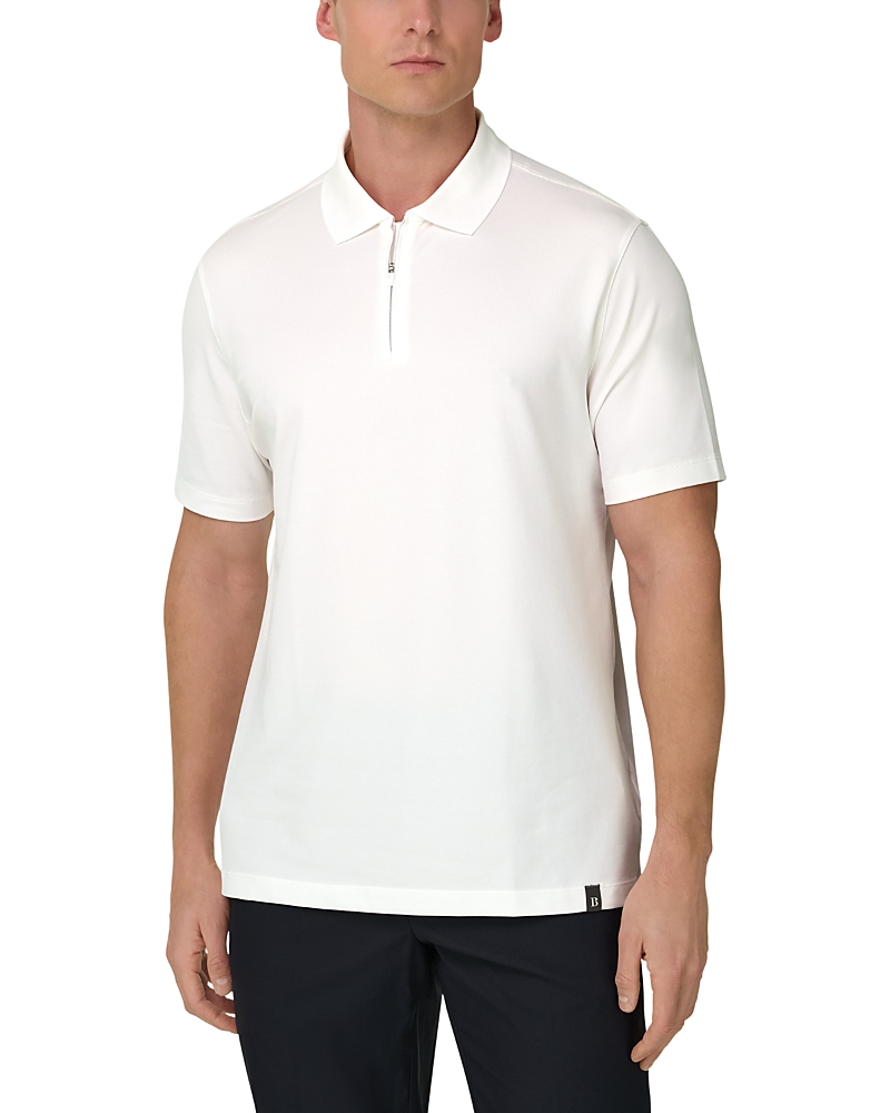 Boggi Milano High Performance Pique Polo Shirt with S-Cafe Yarn