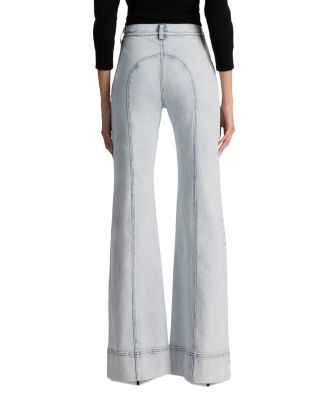 Gorgeous High Rise Flare Jeans in Darla Light Indigo