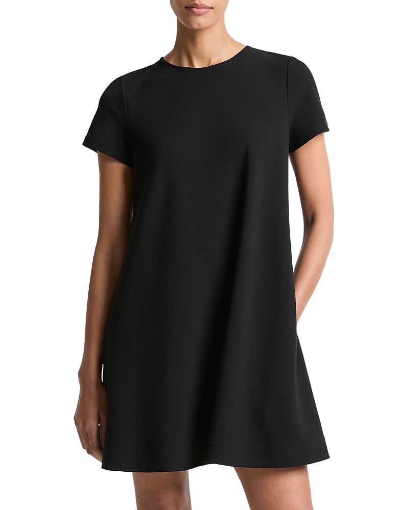 Vince Bias Short Sleeve Dress