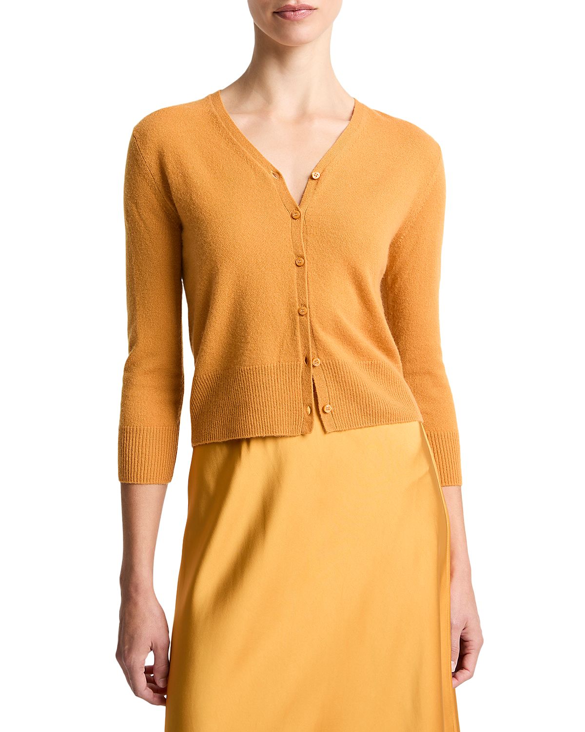 Vince V Neck Cardigan Sweater