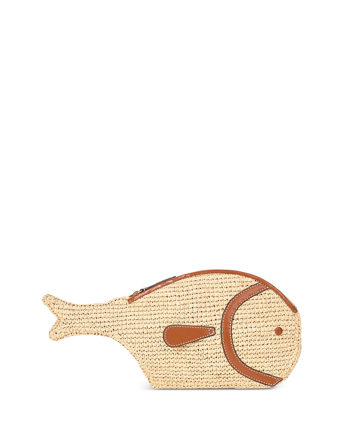 Staud Pesce Raffia Clutch