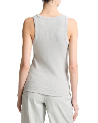 Ribbed Scoop Neck Tank