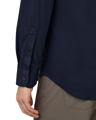 Regular Fit Cotton and Silk Polo Shirt