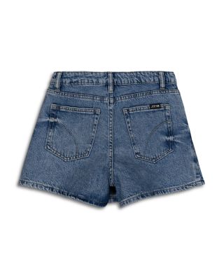 Girls' Mina Mini Denim Skort With Star Appliqu&eacute;s - Big Kid