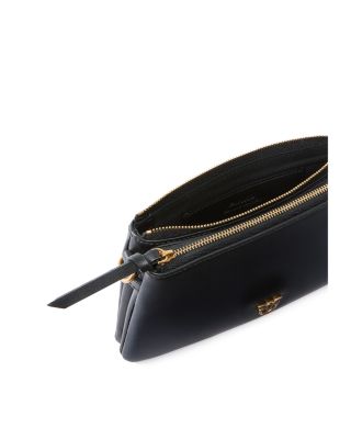 Double Mini Leather Shoulder Bag