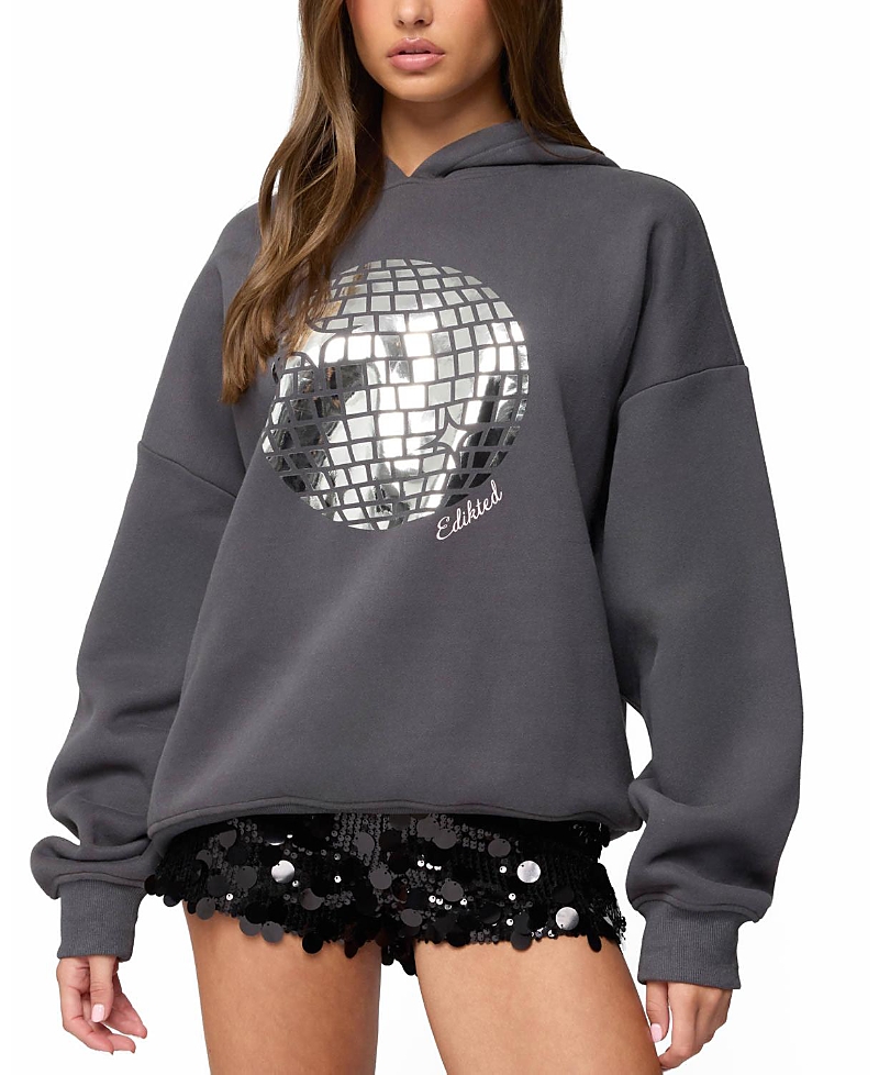 Edikted Disco Ball Hoodie