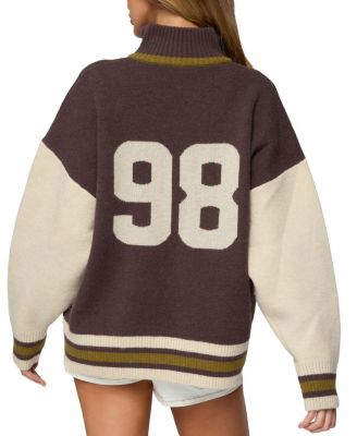 98 Varsity Zip Up Sweater