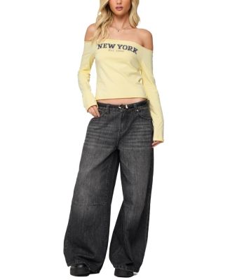 Skater Girl Washed Low Rise Grey Wash Jeans