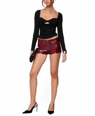 Oaklyn Layered Bra Cowl Neck Top