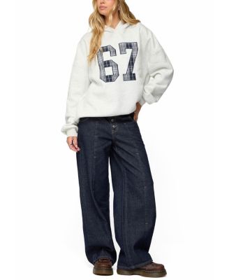 Gali Plaid 67 Oversized Hoodie