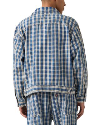 Sunrise Check Trucker Jacket