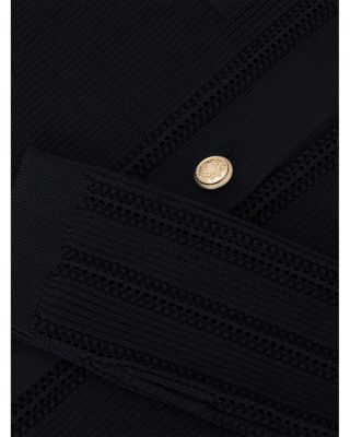 Harri Stitch Button Detail Knitted Top