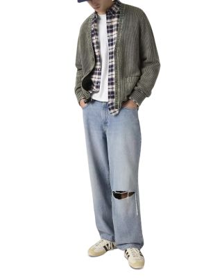 Baggy Fit Jeans in Cut Ties Destructed
