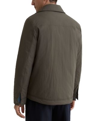 Vasey Long Sleeve Nylon Quilted Overshirt