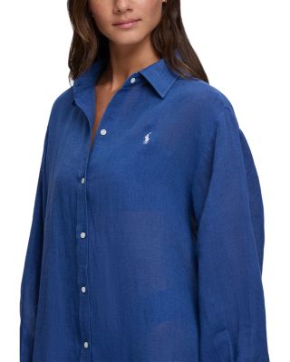Boyfriend Shirt Swim Cover-Up