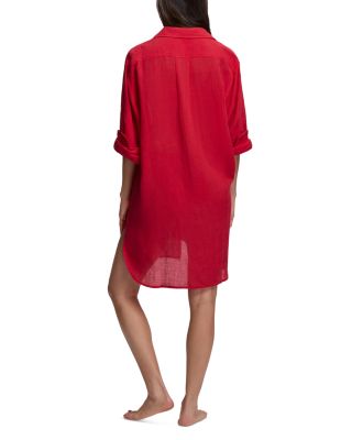 Boyfriend Shirt Swim Cover-Up