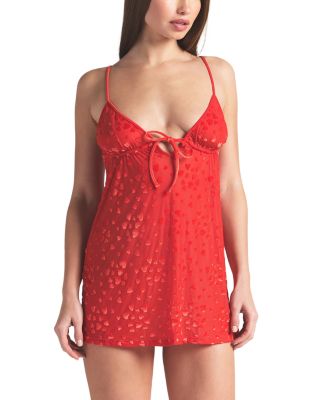 Sheer Velvet Babydoll Dress