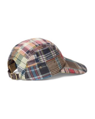 Long Bill Patchwork Madras Cap